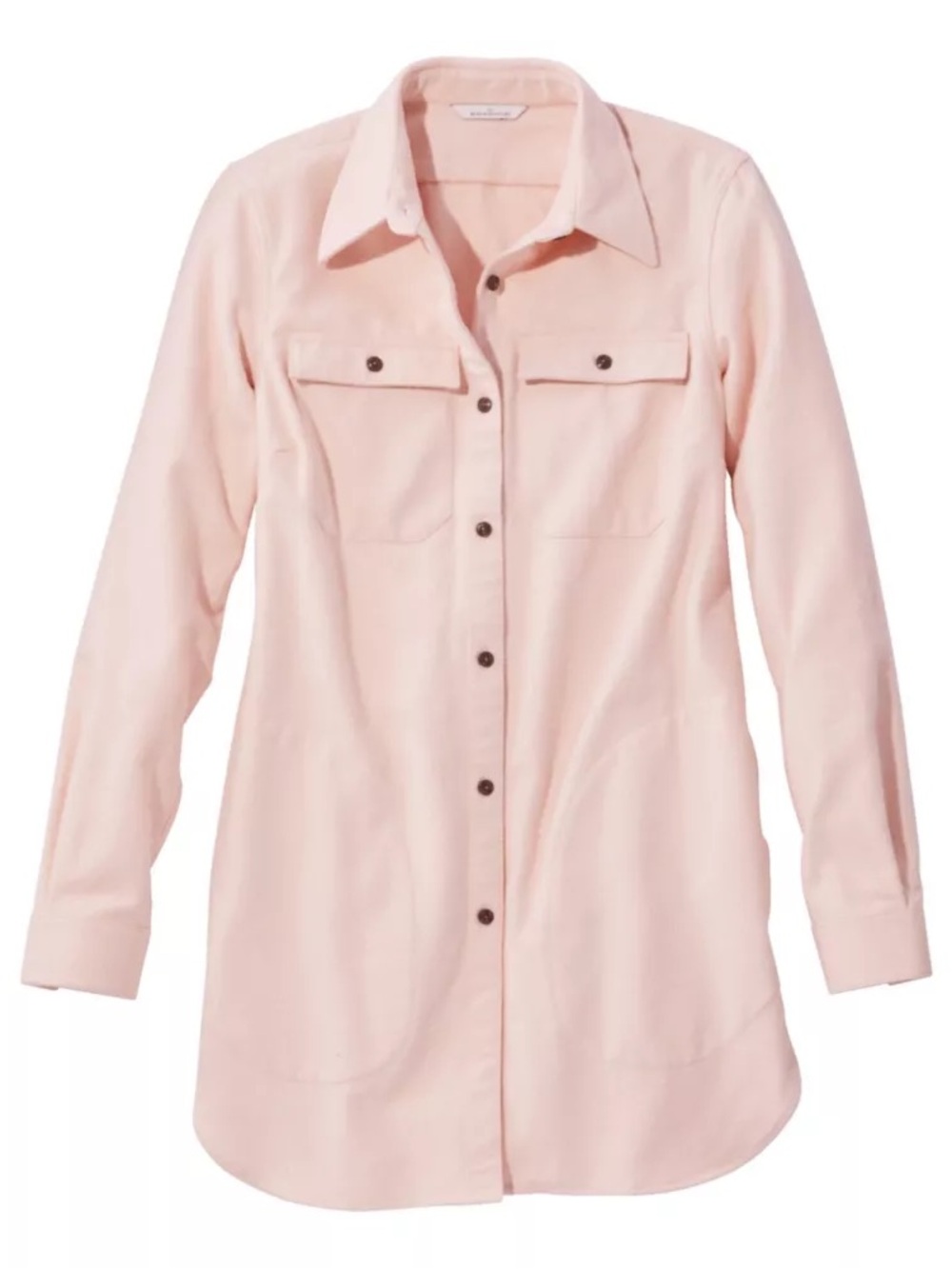 L.L. Bean Signature Chamois Tunic in Pale Pink